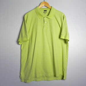 Izod Polo Shirt Light Green Short Sleeve Size XL